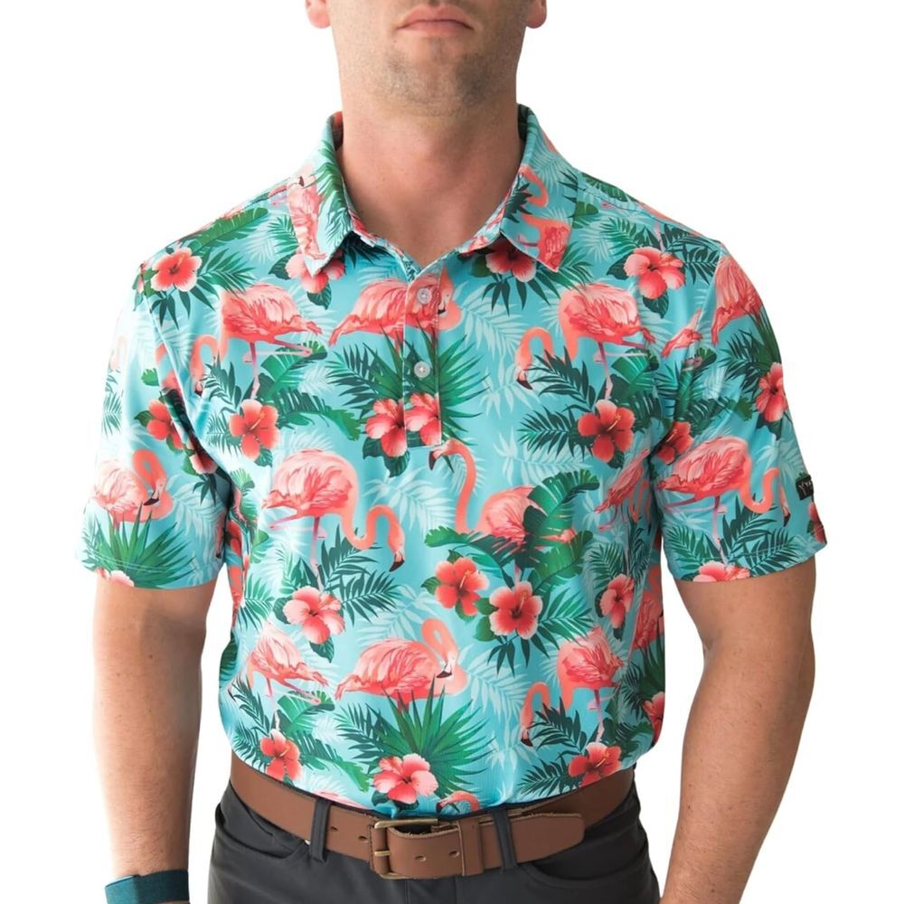 YATTA GOLF Mens‎ Golf Shirt Moisture Wicking Polo Shirts for Men, Size S